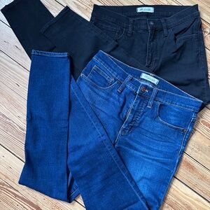 Madewell Roadtripper Skinny Jeans (2 Pairs)